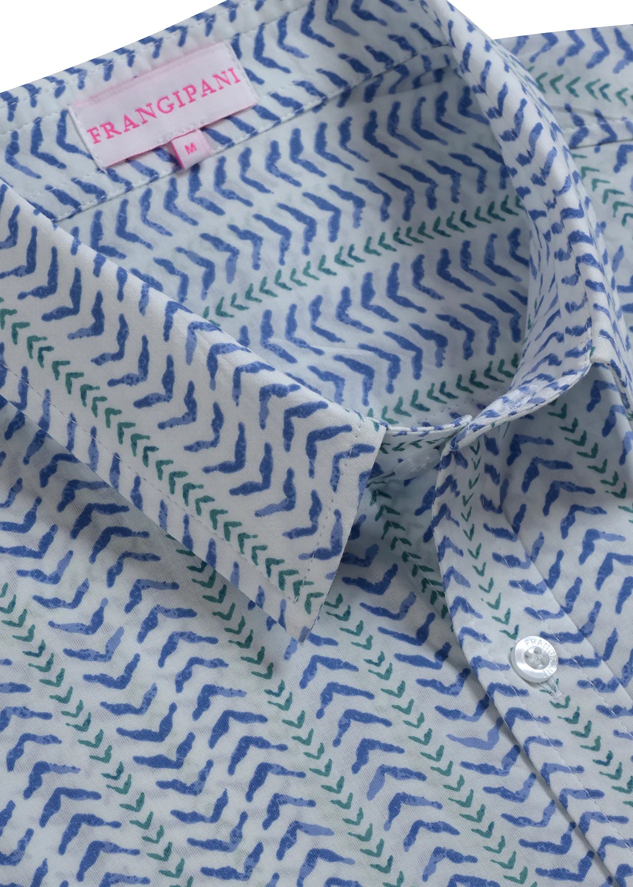 Jaipur Jive Organic Shirt in Blue & White