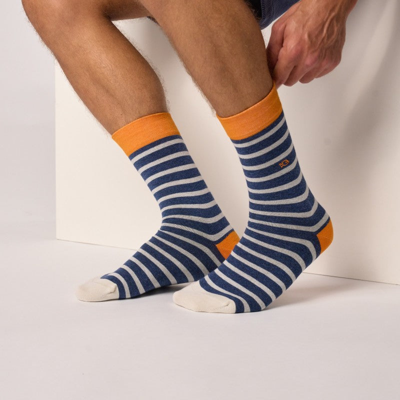 Striped Cotton Socks