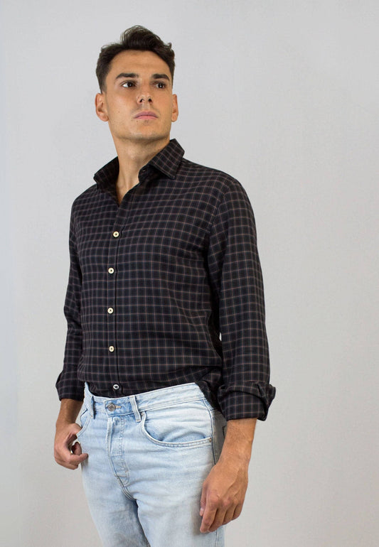 Dark Check shirt