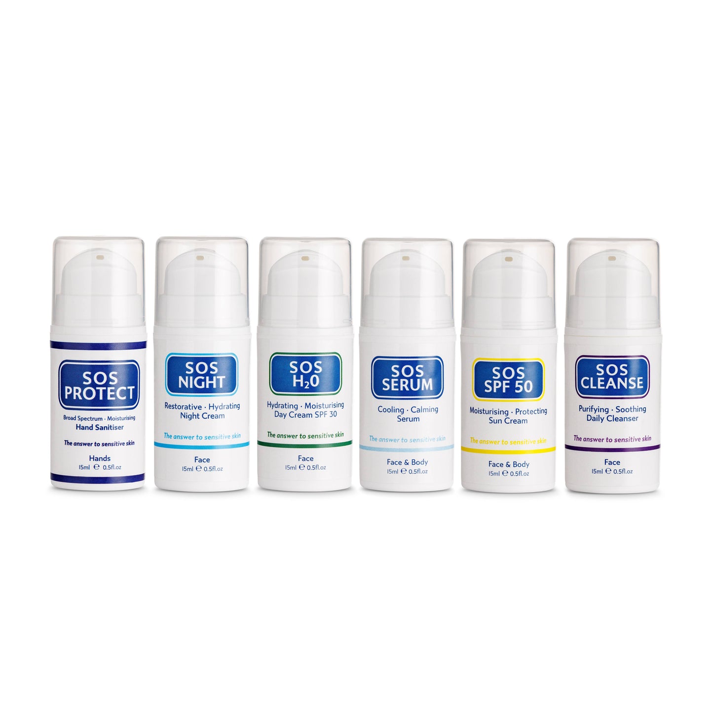 SOS SPF 50 Sun Cream, 15ml