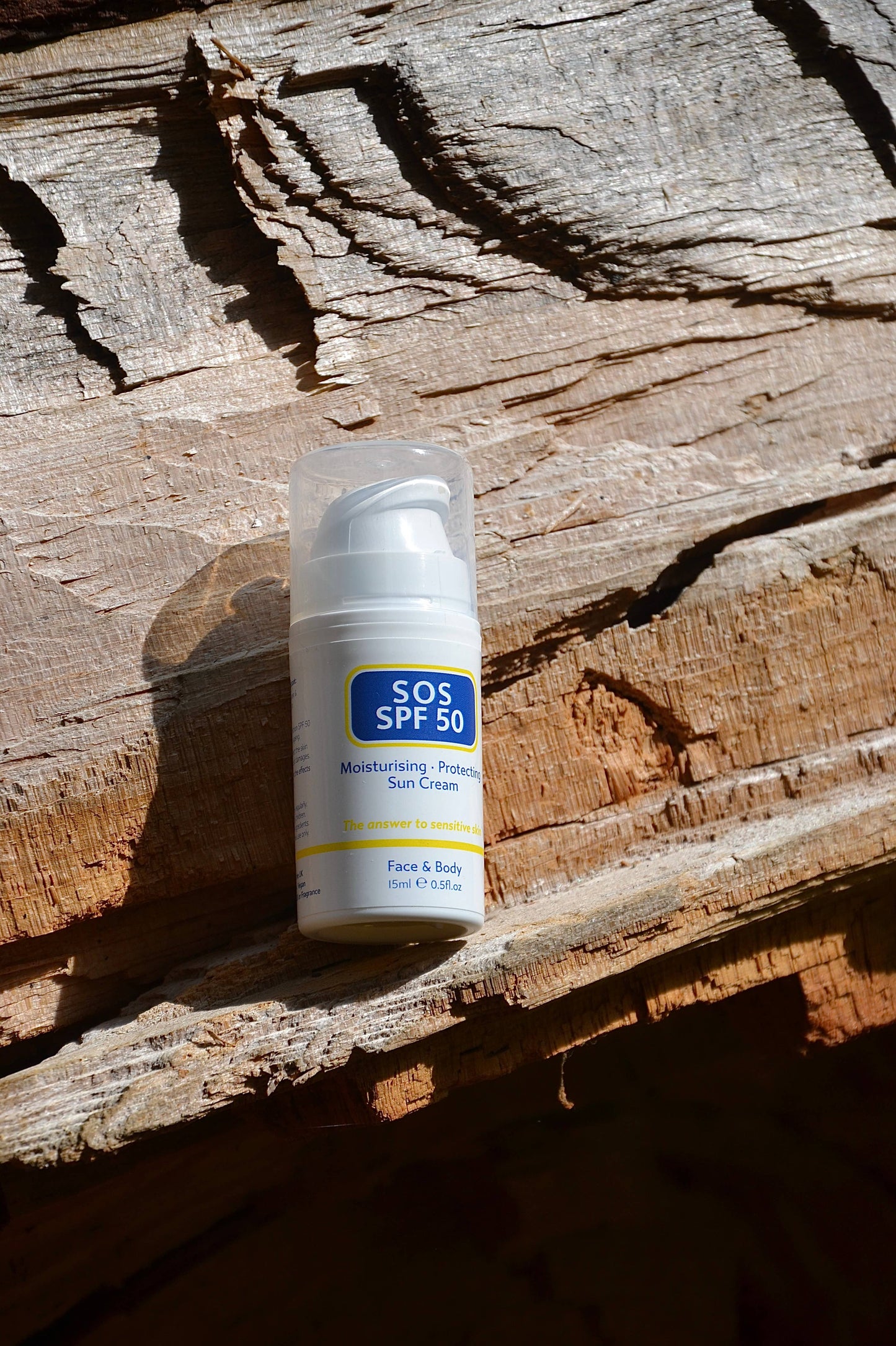 SOS SPF 50 Sun Cream, 15ml