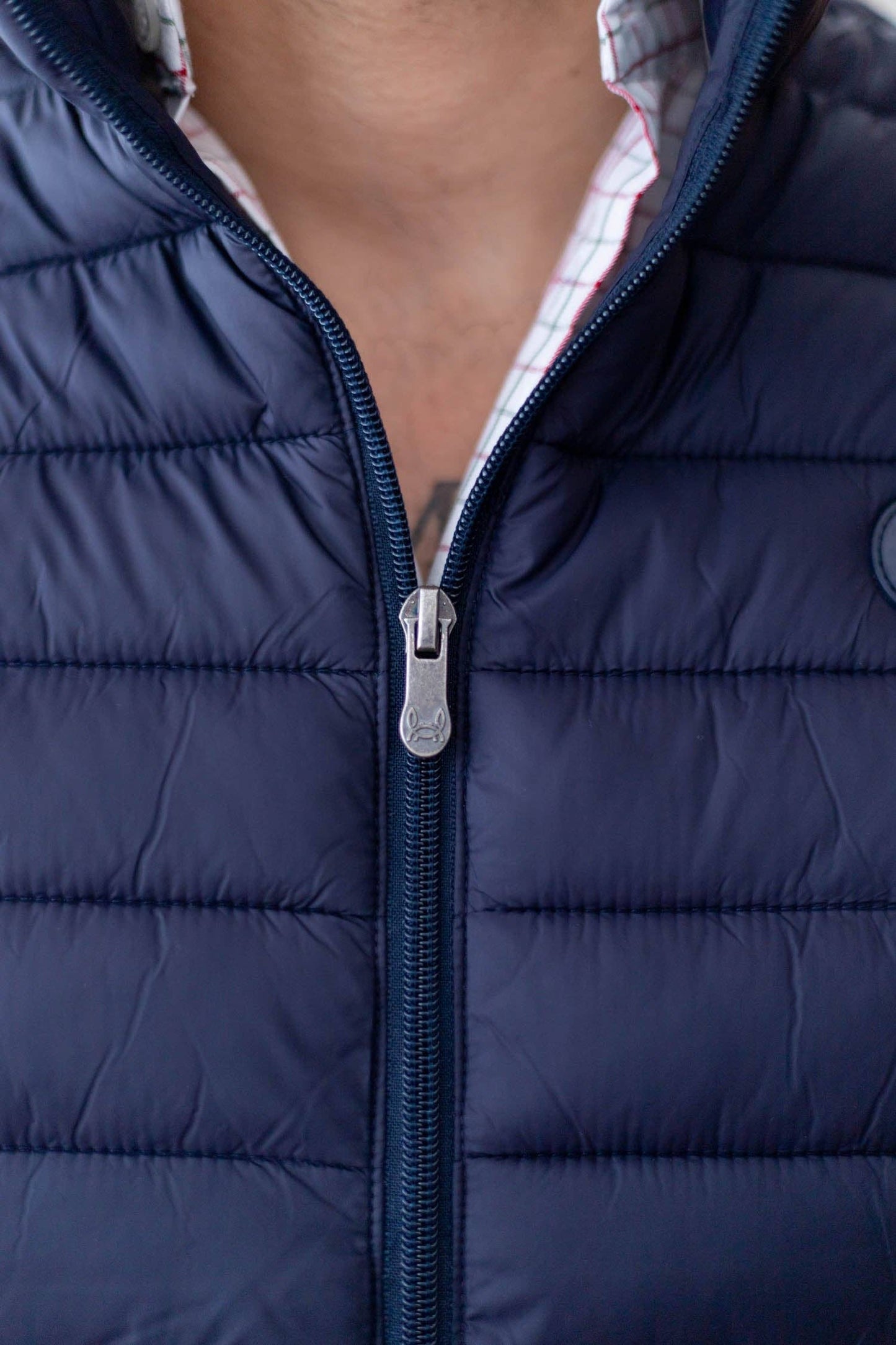 Ink blue Padded Quilted Jacket