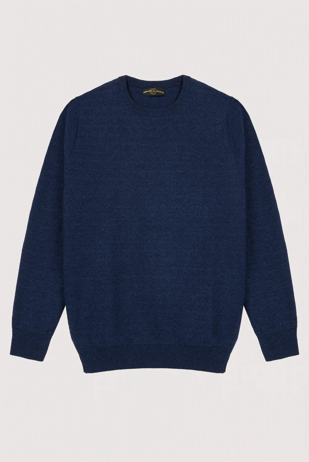 Herringbone Sweater in Blue
