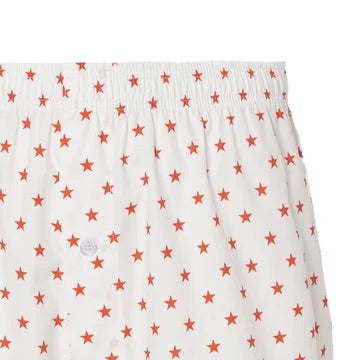 White Coral Star Boxer Shorts