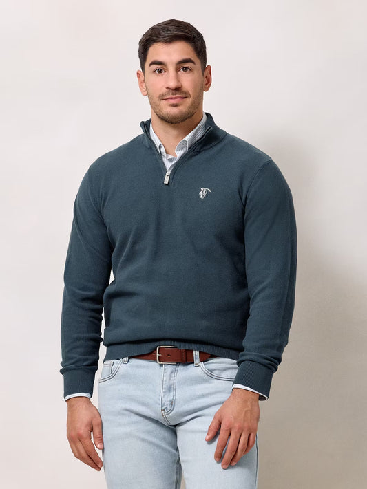 Estate Petrol Quarter-Zip