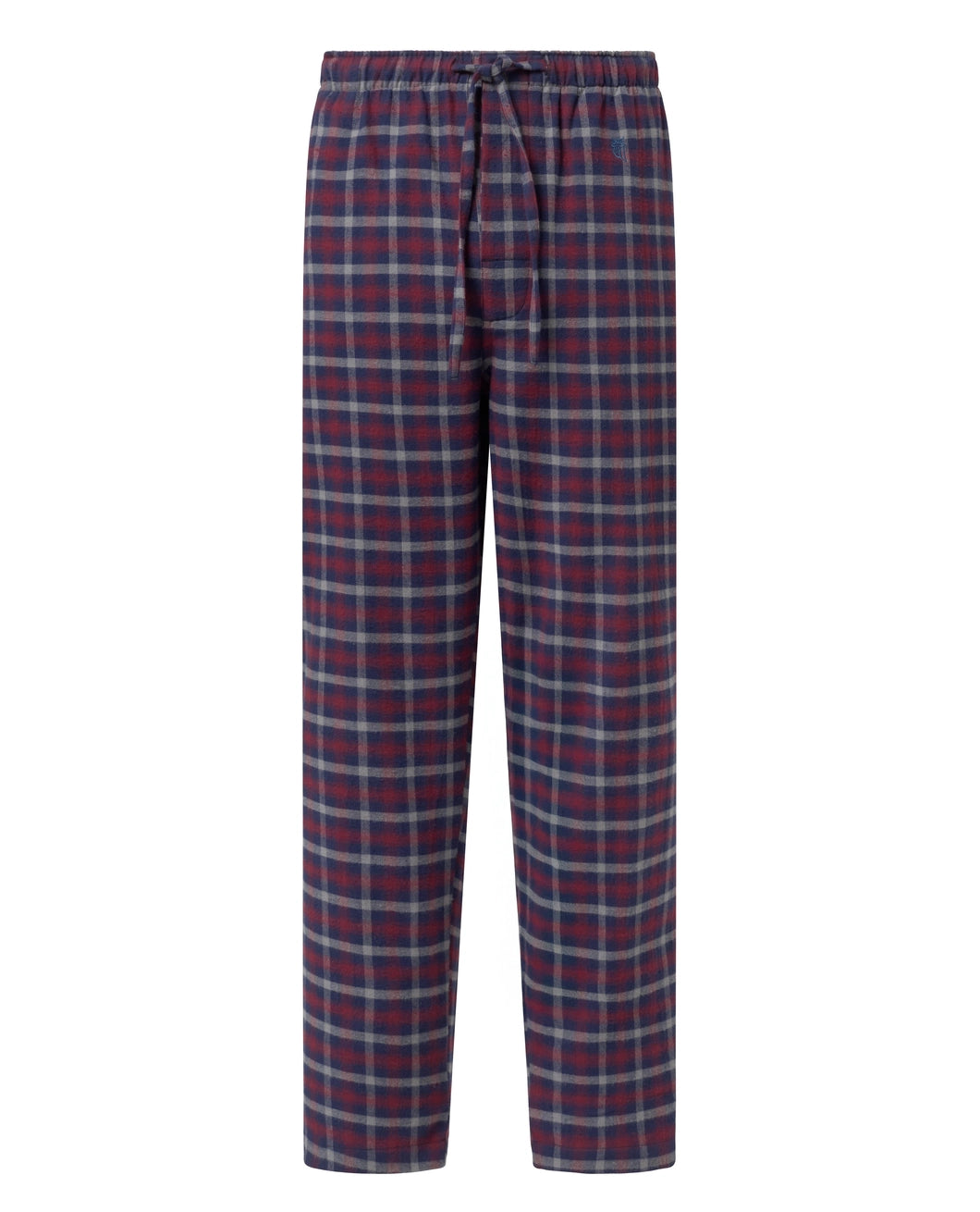 Brushed Cotton Red Check Loungers
